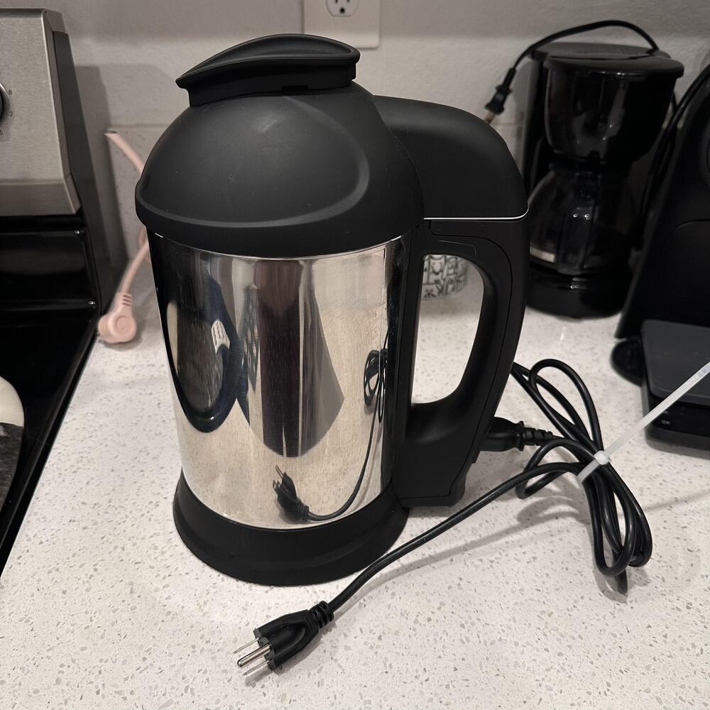 Almond Cow Plant Based Milk Maker Silver Stainless Electric Blender WORKING